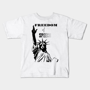 Freedom of Speech Kids T-Shirt